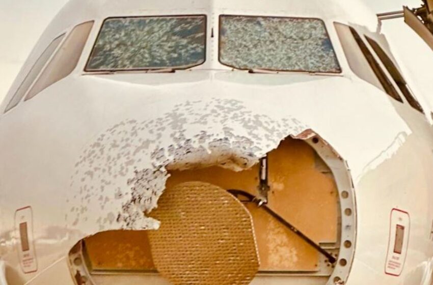 hail-smashes-windows-and-nose-of-jet-flying-from-majorca