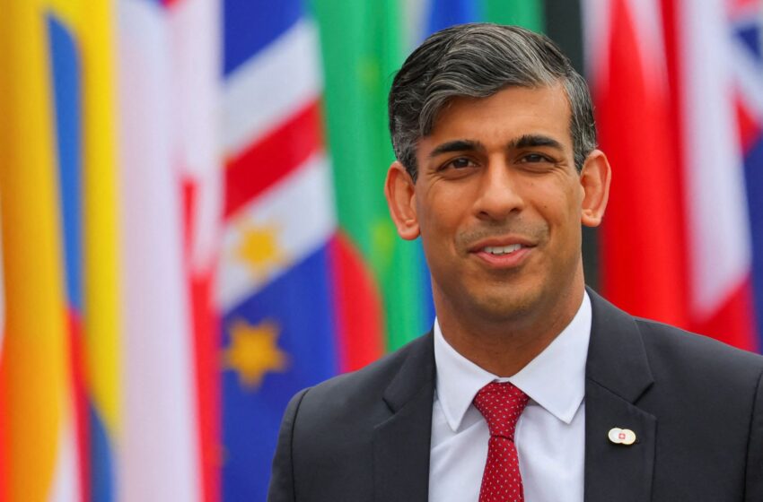  Rishi Sunak lands in Switzerland for Ukraine peace summit