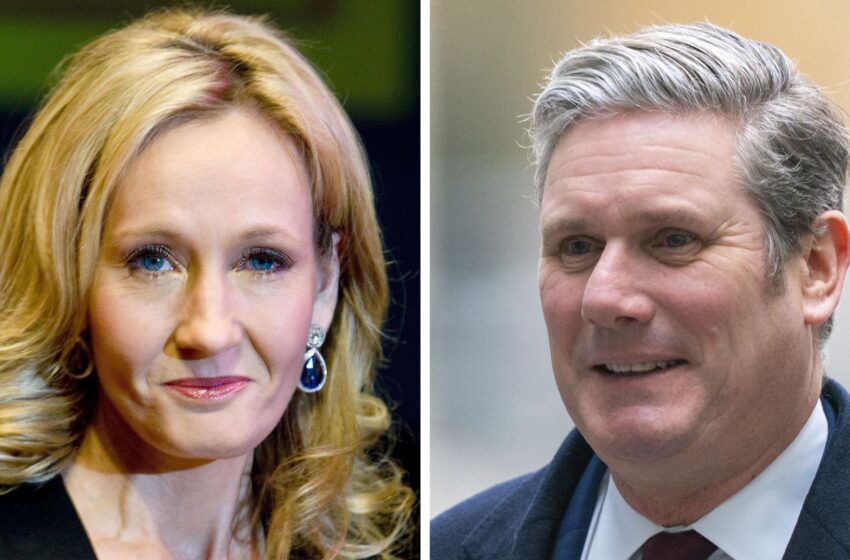 jk-rowling-will-‘struggle-to-support’-labour-with-starmer’s-stance-on-gender