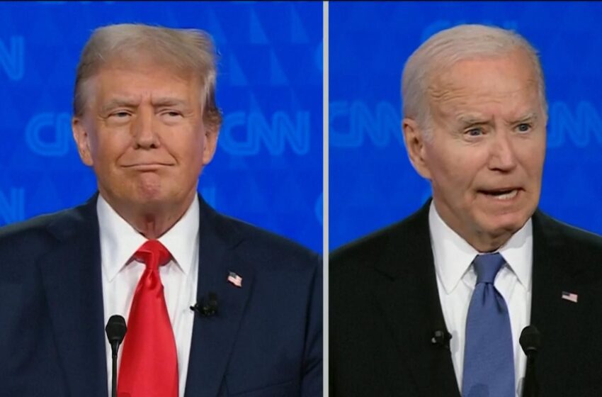  The key moments from Trump v Biden