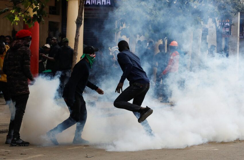  Kenyans see fellow protesters killed in front of them but they choose to keep fighting