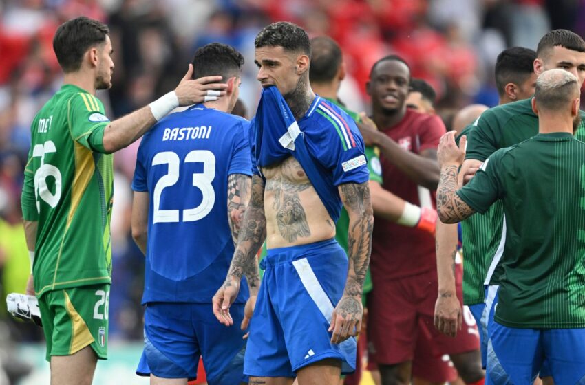  Reigning champions Italy knocked out of Euros