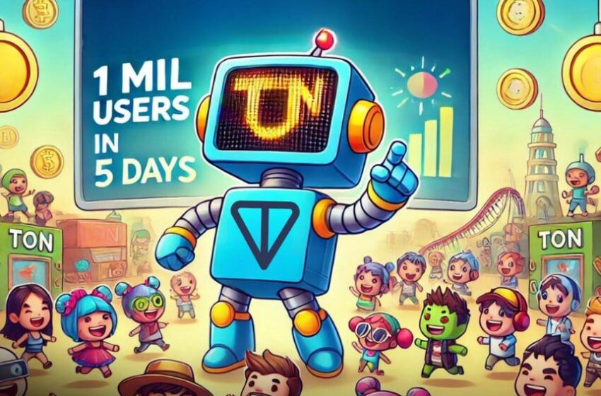  TON Games Boom, Tomarket Leads the Charge with 1 Mil Users in 5 Days