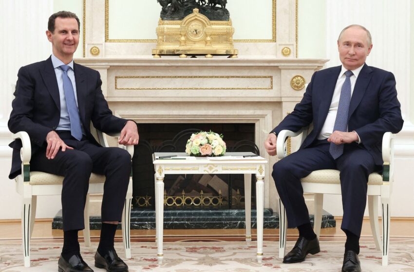  Syrian president makes surprise visit to Russia – after report Putin could play peacemaker role