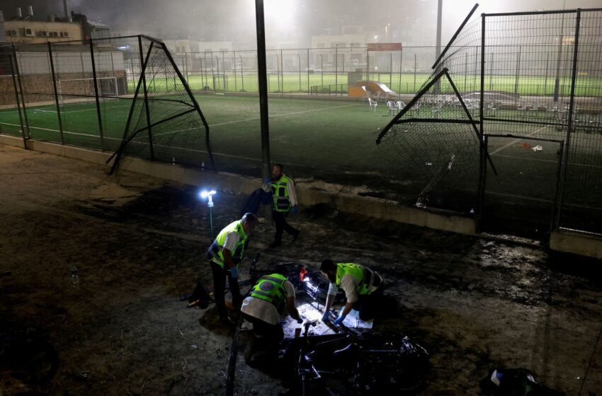  Israel strikes Hezbollah targets ‘deep inside’ Lebanon after deadly football pitch attack