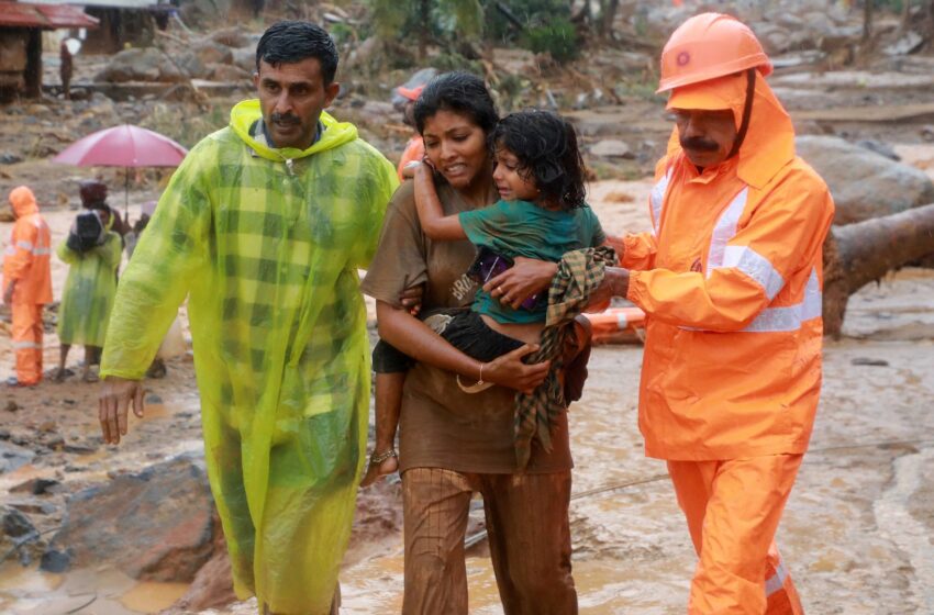  At least 93 people die in landslides triggered by heavy rains