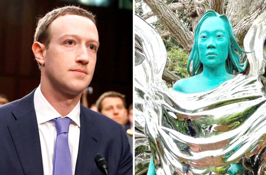  ‘Husbands everywhere are shaking’: Zuckerberg reveals giant statue of wife