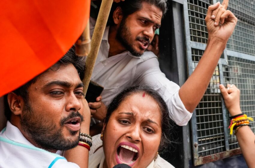  ‘It boils my blood’: Protests over rape and murder of doctor result in hundreds of arrests