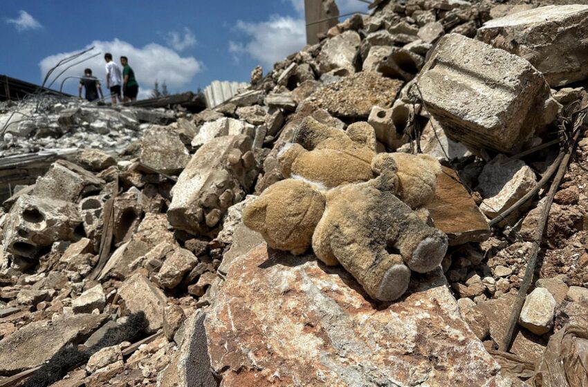  Anger in Lebanon after Israeli strike – as teddy bears and children’s shoes among rubble