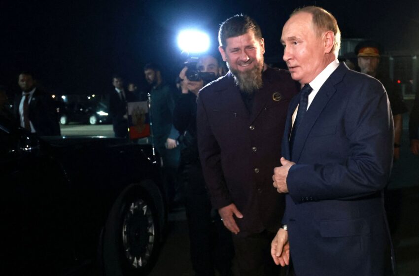 putin-visits-chechnya-for-first-time-in-13-years-and-praises-‘invincible’-volunteers