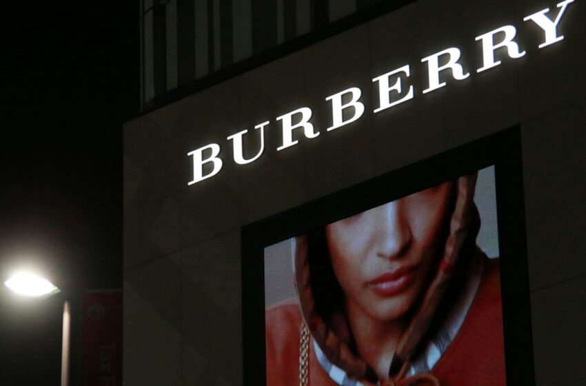  Burberry set to be relegated from FTSE 100 alongside easyJet