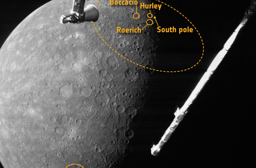  New Mercury Images From BepiColombo Spacecraft Show Clear Views