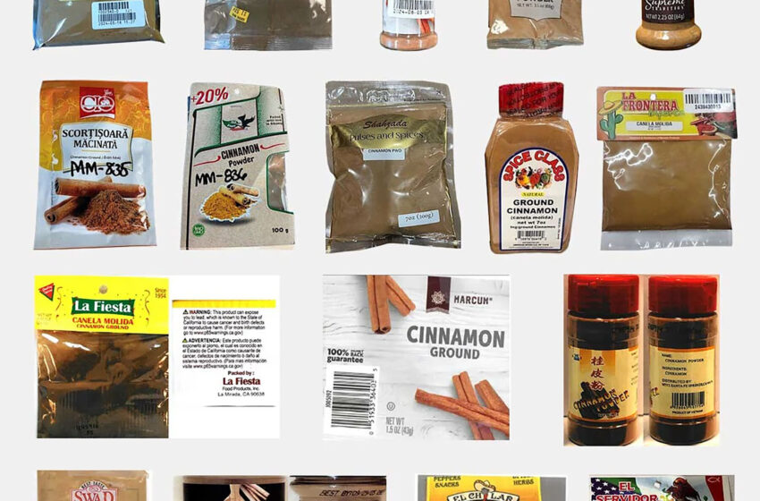  Elevated Lead Levels Found in Cinnamon Products, New Study Shows