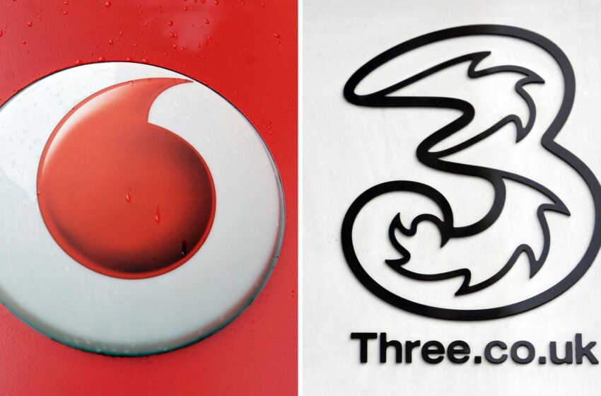  Tens of millions could pay more if Vodafone-Three merger goes ahead, CMA warns