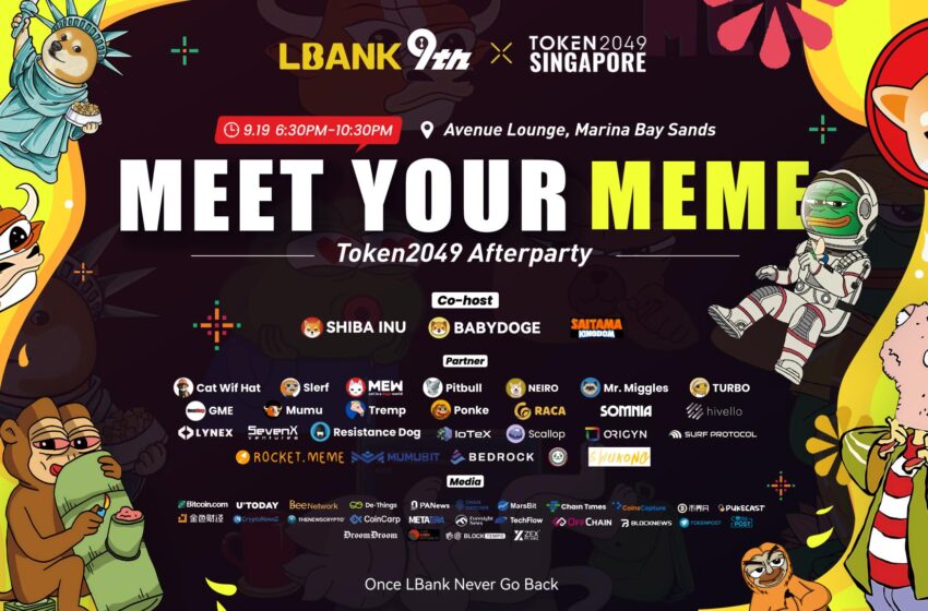  ‘Meet Your Meme’ TOKEN2049 After Party to Unite Crypto Giants and Memecoin Enthusiasts in Singapore