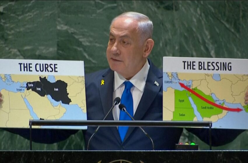 israeli-pm’s-un-speech-had-passion-and-props-–-but-no-clear-plan-to-end-war