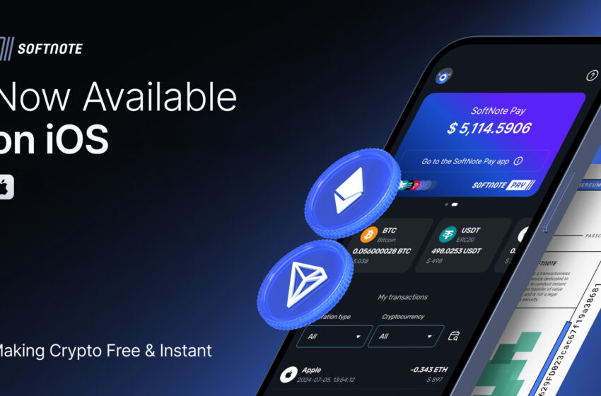 tectum-rolls-out-softnote-wallet-app-on-ios-–-offering-zero-fee,-instant-crypto-payments