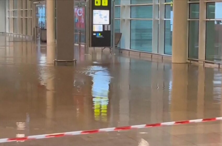  ‘Do not travel’: Flights diverted as Barcelona warned of ‘extreme danger’ from rain – as Spain reels from floods