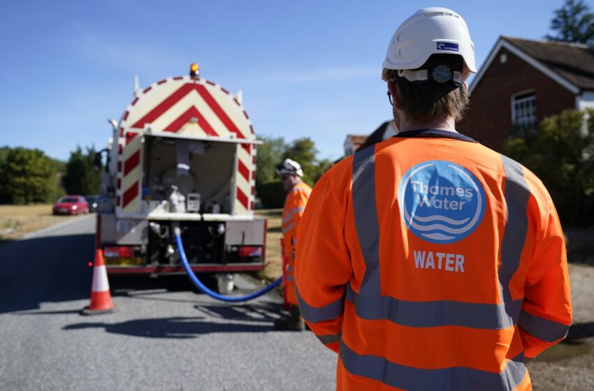  Thames Water bondholders submit rival £3bn financing offer