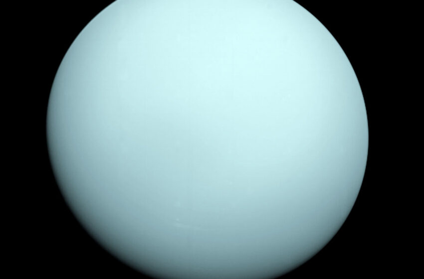  Uranus Might Have Experienced a Freak Event When Voyager 2 Visited