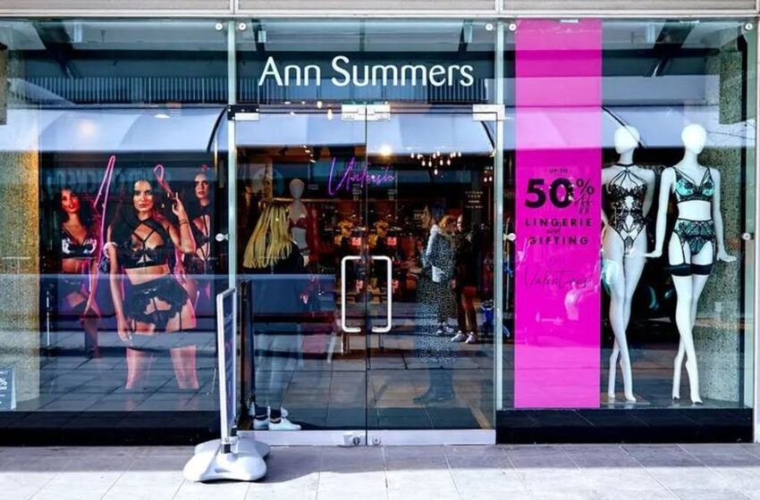 ann-summers’-family-owners-to-explore-options-for-lingerie-chain