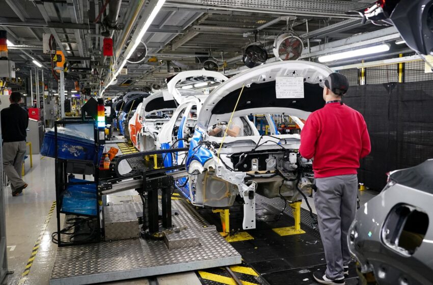  Latest sign of struggling industry as car production falls for eighth month in a row – industry data