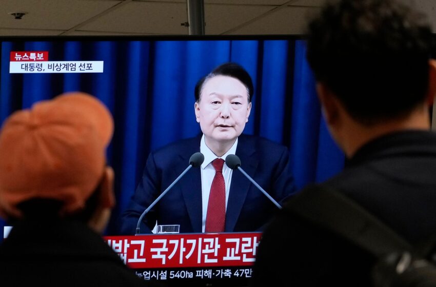  South Korea parliament votes to lift president’s martial law order