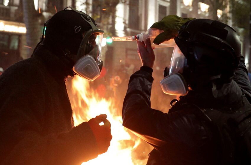  Protesters undeterred in battle on the streets for Georgia’s future