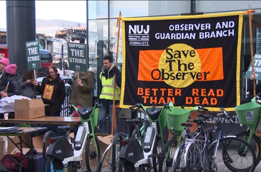  Guardian signs controversial deal to sell The Observer to Tortoise Media