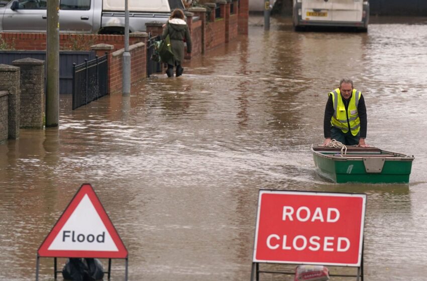  One in five homes in England now at risk of flooding – report