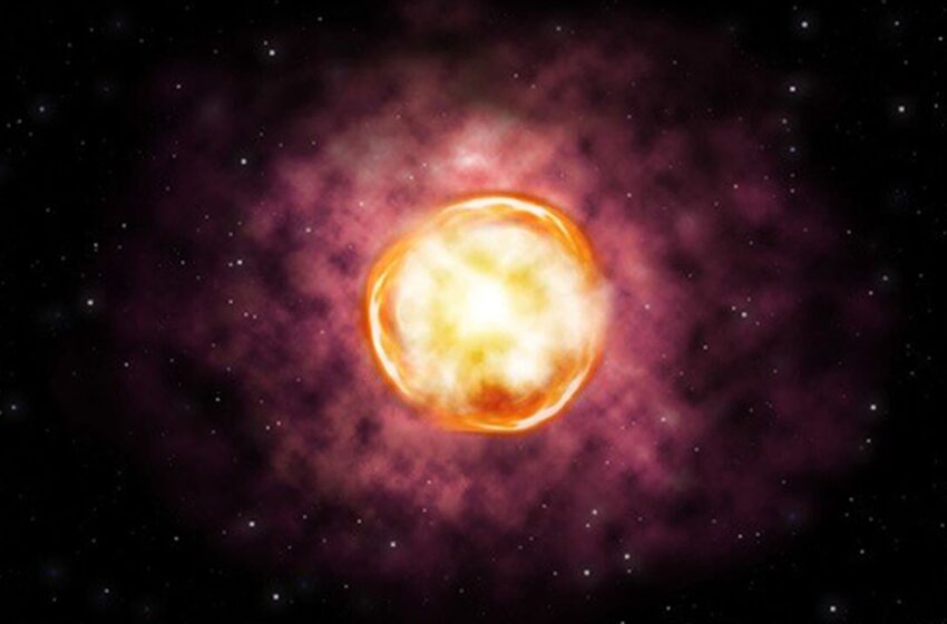  ‘Hiccupping’ star seen before it dies for first time