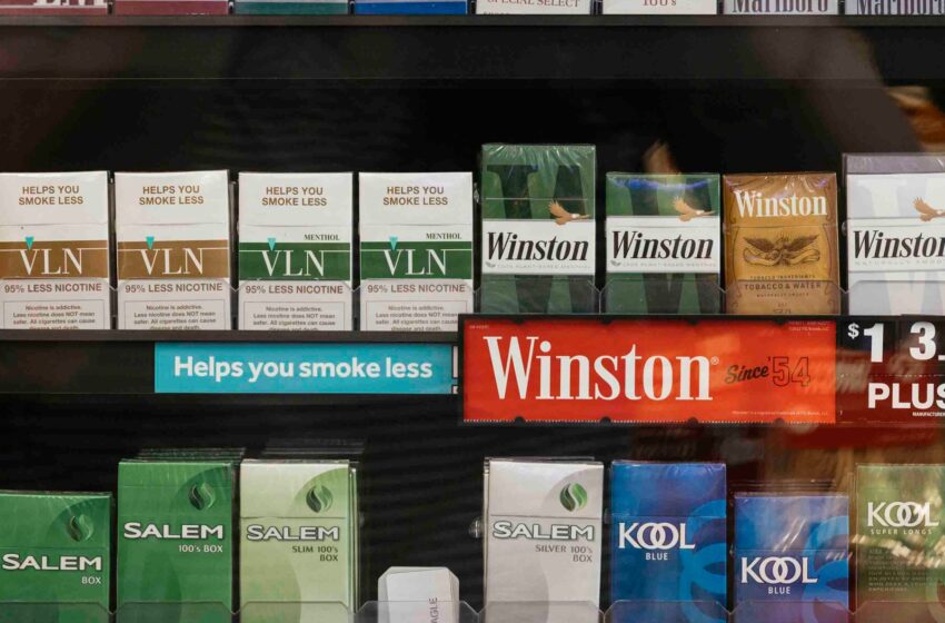  FDA Moves Forward With Last-Minute Push to Cut Nicotine Levels in Cigarettes