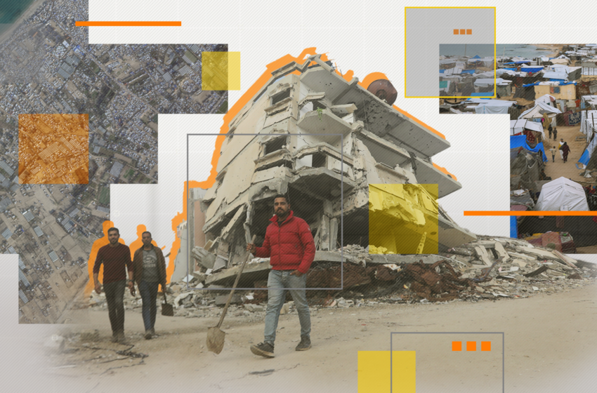  Gaza is filled with rubble that’s the same weight as 180 Wembley stadiums – can it rebuild?