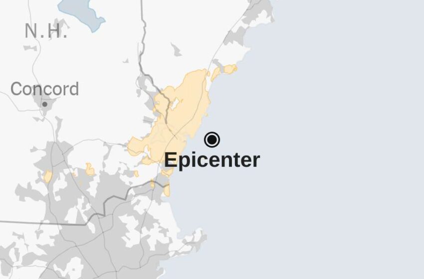  3.8-Magnitude Earthquake Felt in Boston and Maine