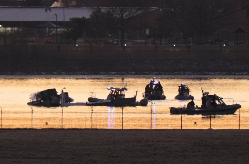  American Airlines jet found upside down and in three pieces after mid-air collision