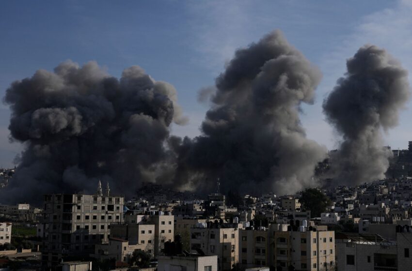  Huge explosions destroy buildings in West Bank