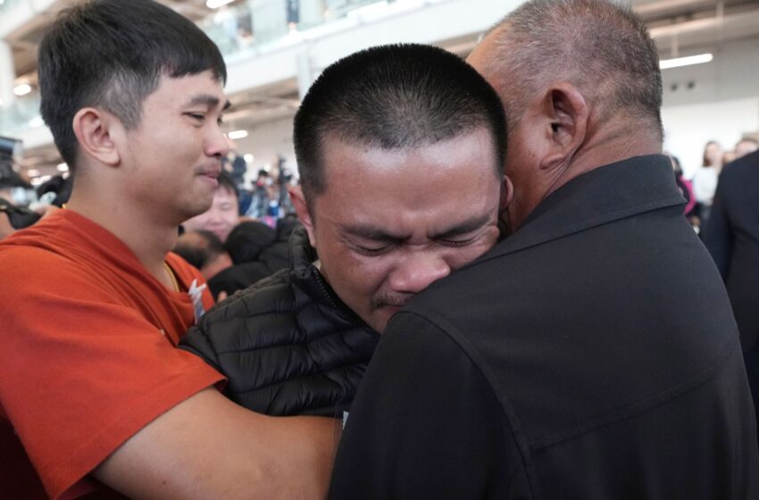 freed-thai-hostages-‘feel-grateful’-to-be-back-home-after-being-held-captive-for-more-than-a-year