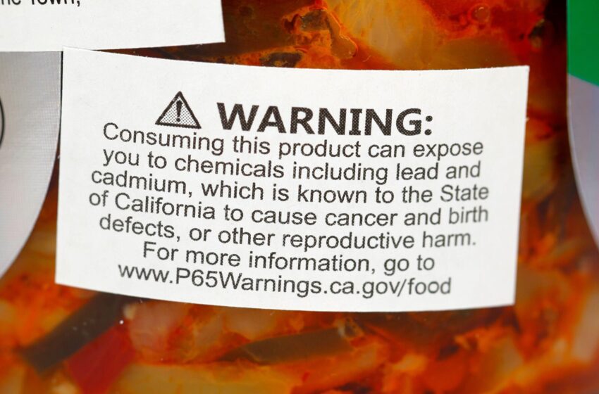  California’s Scary Product Warning Labels Might Be Working, Study Says