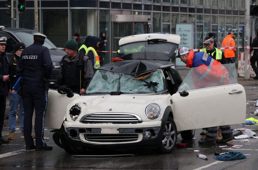  Mother and two-year-old daughter die after car ramming attack in Germany